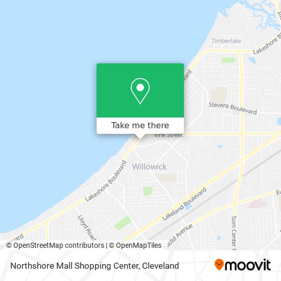 Mapa de Northshore Mall Shopping Center