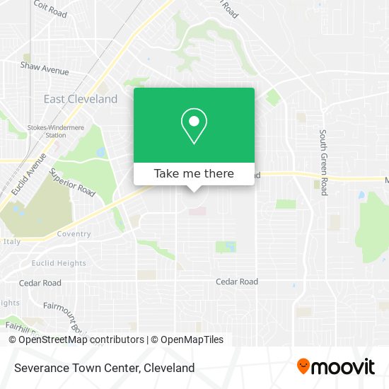 Severance Town Center map