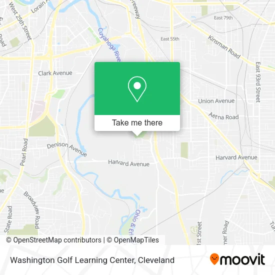 Washington Golf Learning Center map