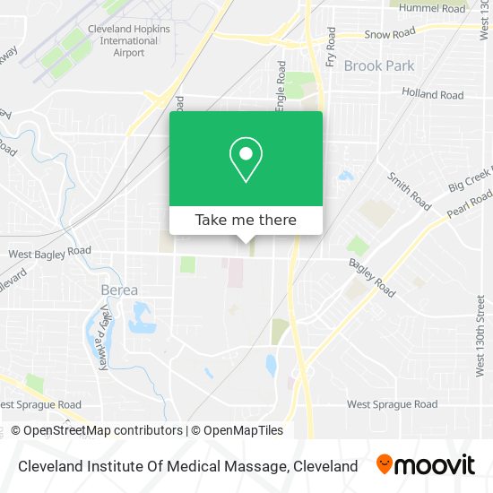 Mapa de Cleveland Institute Of Medical Massage