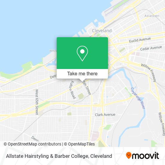 Allstate Hairstyling & Barber College map