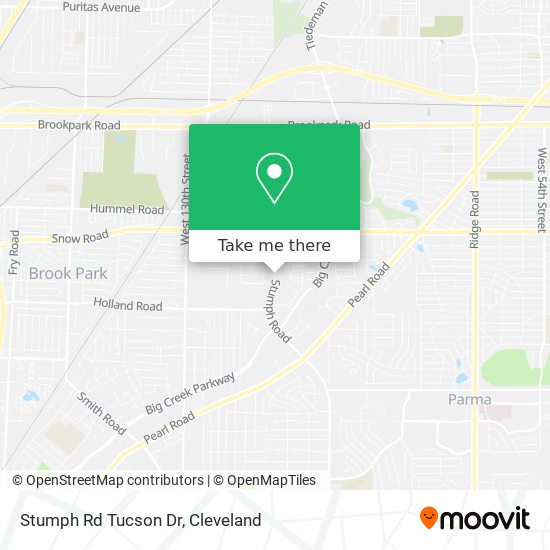 Mapa de Stumph Rd Tucson Dr