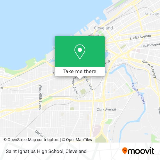 Saint Ignatius High School map