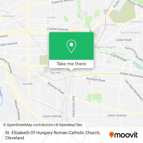 St. Elizabeth Of Hungary Roman Catholic Church map