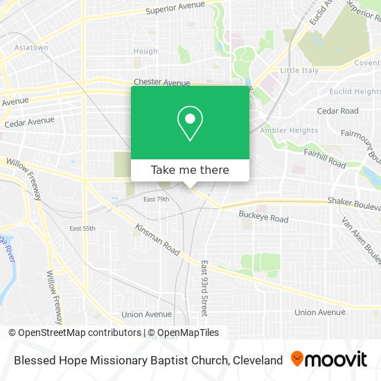 Blessed Hope Missionary Baptist Church map