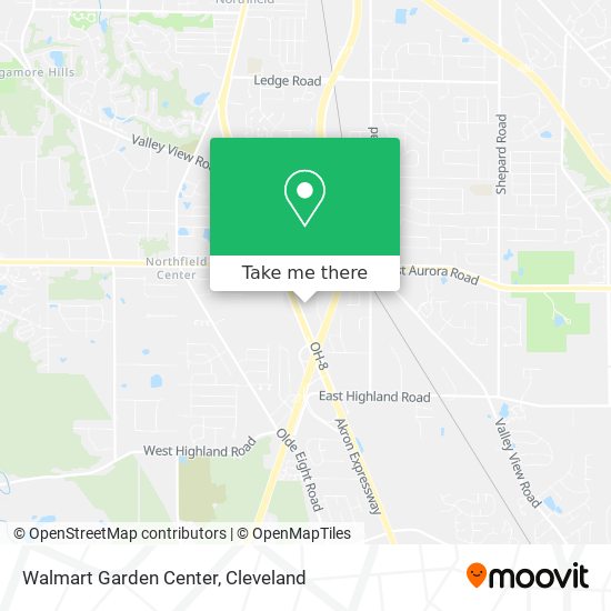 Mapa de Walmart Garden Center