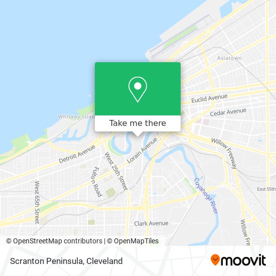 Scranton Peninsula map