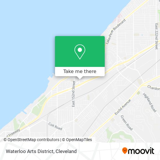 Mapa de Waterloo Arts District