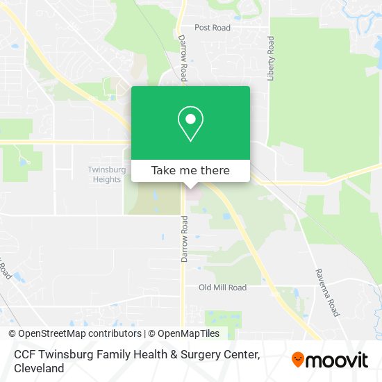 Mapa de CCF Twinsburg Family Health & Surgery Center