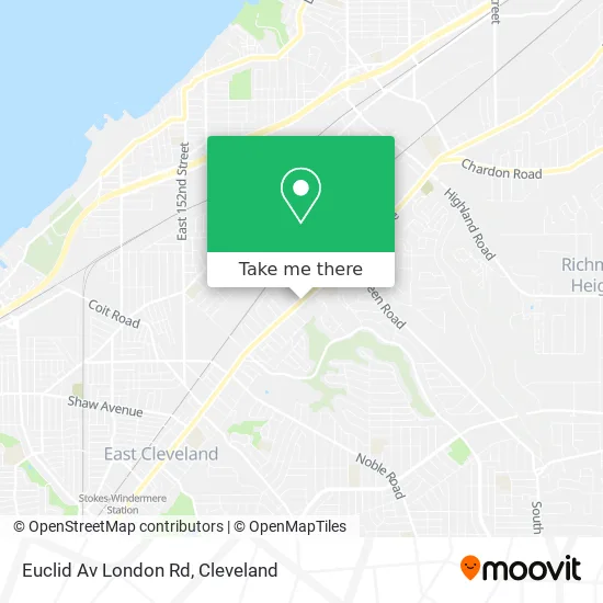 Mapa de Euclid Av London Rd
