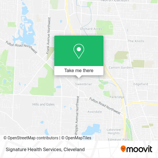 Signature Health Services map