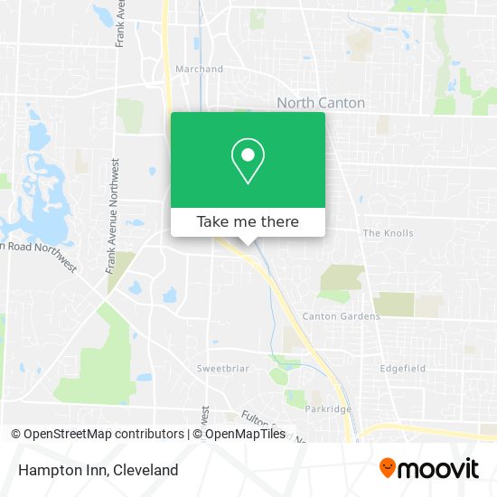 Hampton Inn map