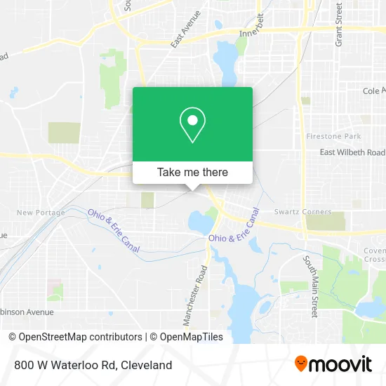 Mapa de 800 W Waterloo Rd