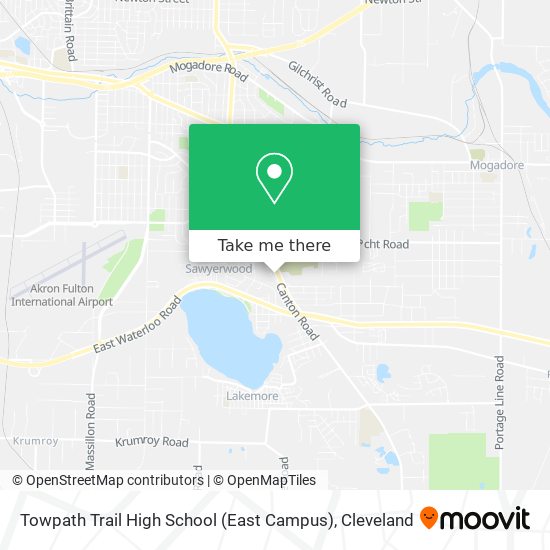 Towpath Trail High School (East Campus) map