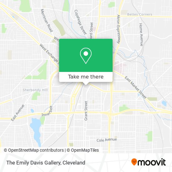The Emily Davis Gallery map