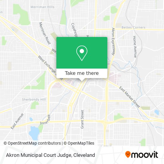 Akron Municipal Court Judge map