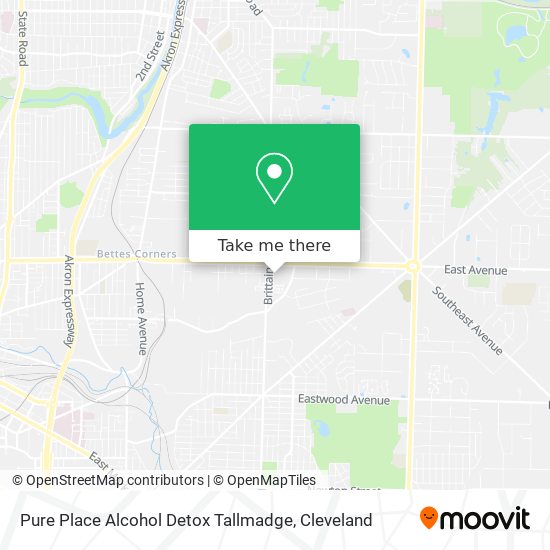 Mapa de Pure Place Alcohol Detox Tallmadge
