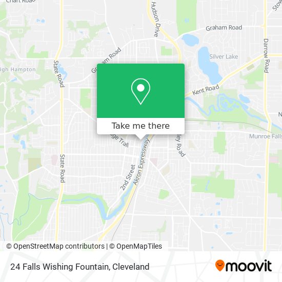 Mapa de 24 Falls Wishing Fountain