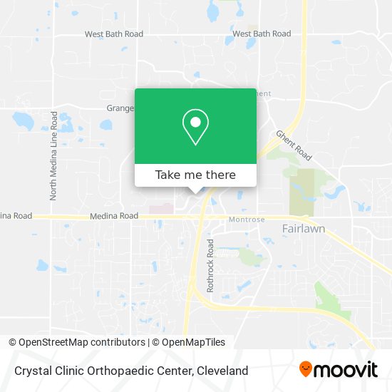 Mapa de Crystal Clinic Orthopaedic Center