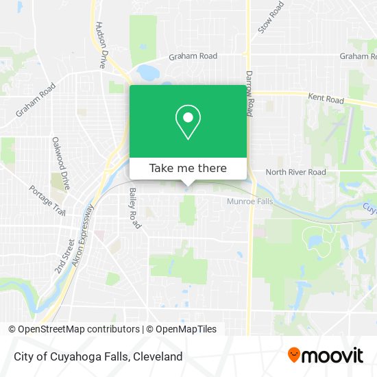 City of Cuyahoga Falls map