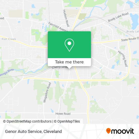 Genor Auto Service map