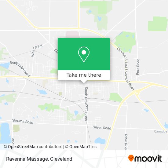 Ravenna Massage map