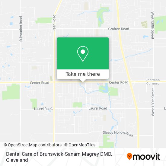 Dental Care of Brunswick-Sanam Magrey DMD map