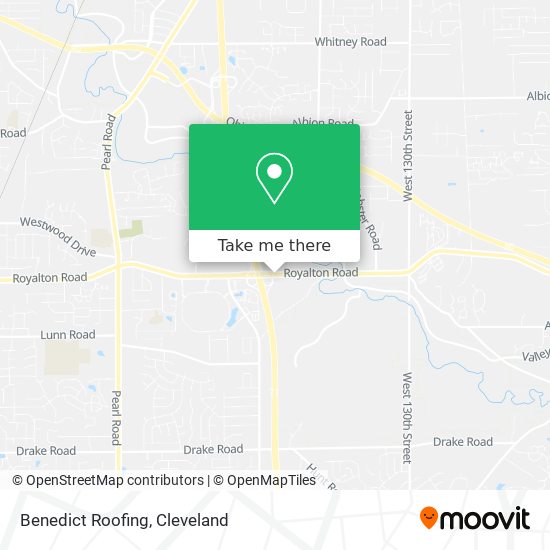 Benedict Roofing map