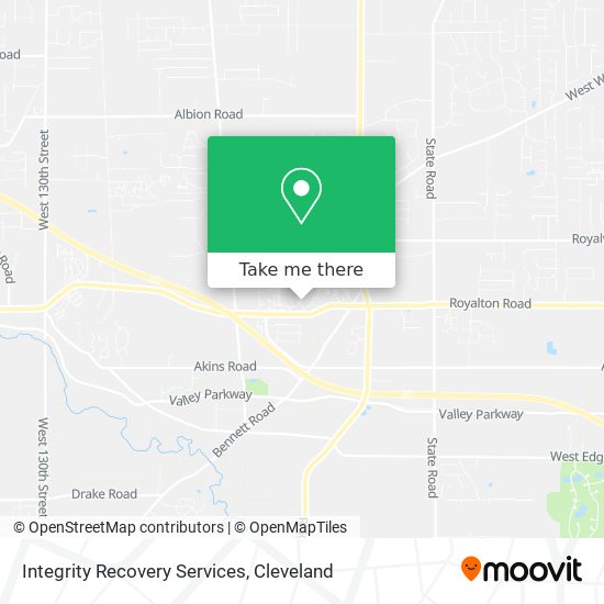 Mapa de Integrity Recovery Services