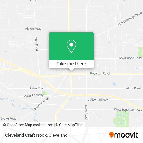Cleveland Craft Nook map