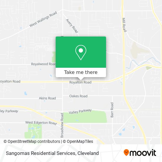 Sangomas Residential Services map