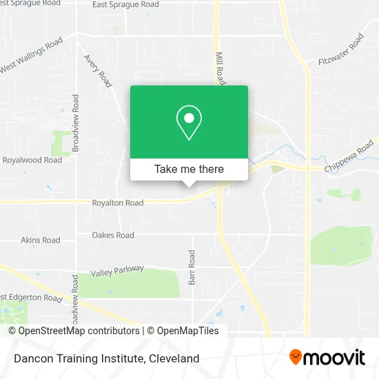 Dancon Training Institute map
