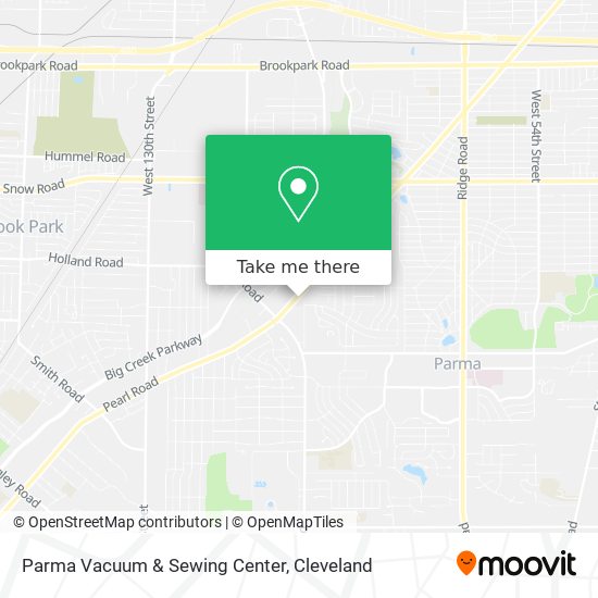 Parma Vacuum & Sewing Center map