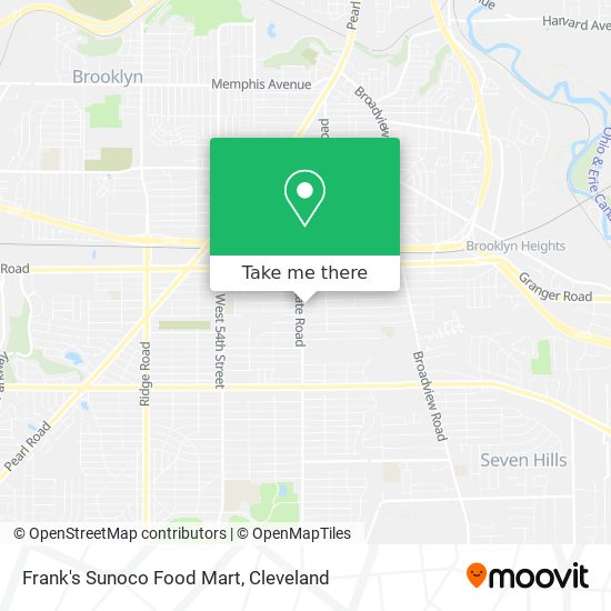Frank's Sunoco Food Mart map