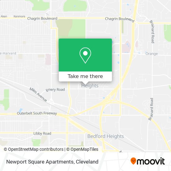 Newport Square Apartments map