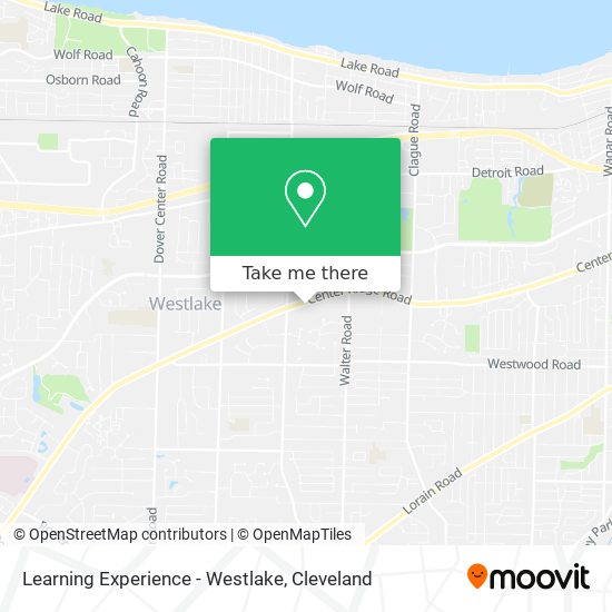 Learning Experience - Westlake map