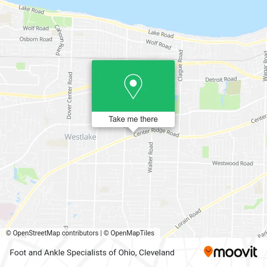 Mapa de Foot and Ankle Specialists of Ohio