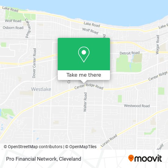 Pro Financial Network map