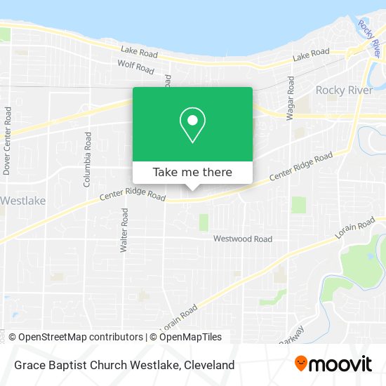 Mapa de Grace Baptist Church Westlake