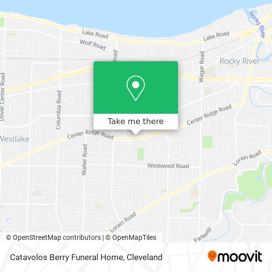 Catavolos Berry Funeral Home map