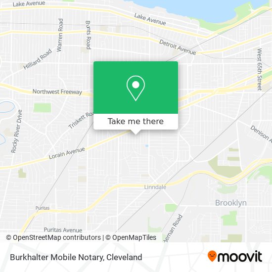 Burkhalter Mobile Notary map