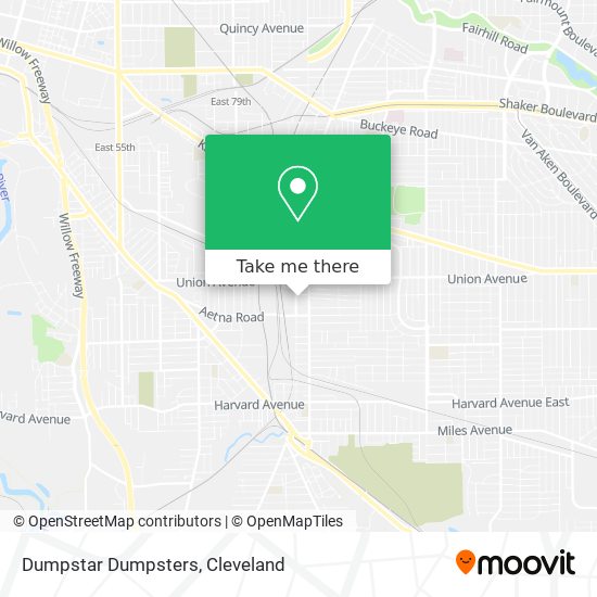 Dumpstar Dumpsters map
