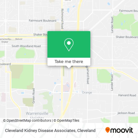 Cleveland Kidney Disease Associates map