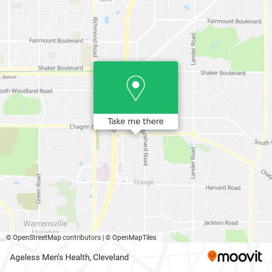 Ageless Men's Health map