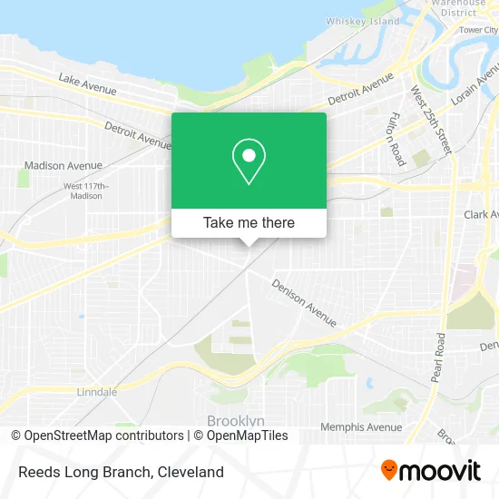 Reeds Long Branch map