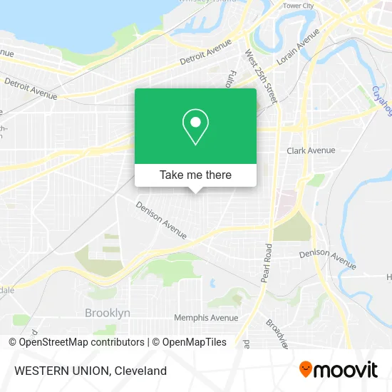 Mapa de WESTERN UNION