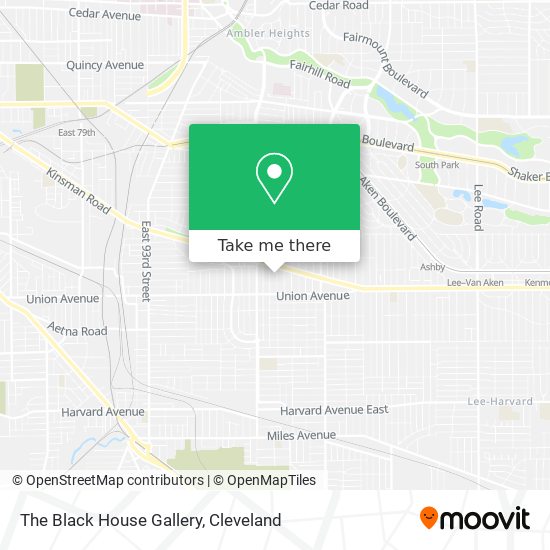 The Black House Gallery map