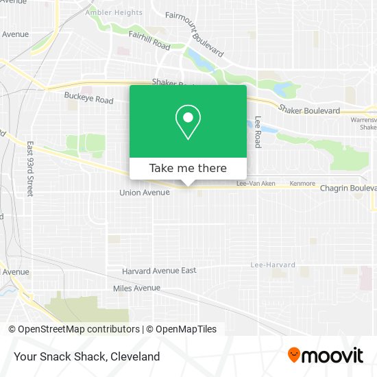 Mapa de Your Snack Shack
