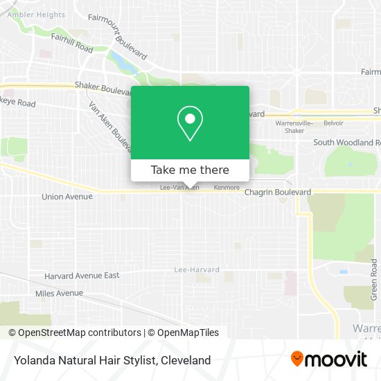 Yolanda Natural Hair Stylist map