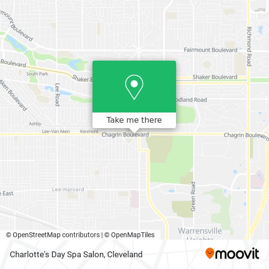 Mapa de Charlotte's Day Spa Salon